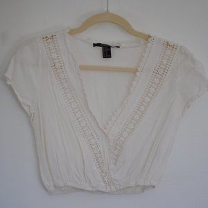 Forever 21 Loose White Top
